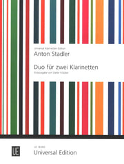 Duo fur zwei Klarinetten ANTON STADLER