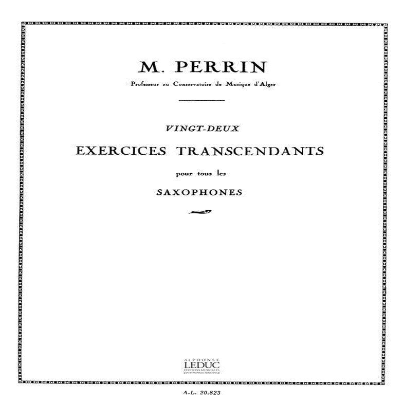 22 transcendentních cvičení pro saxofon M. PERRIN