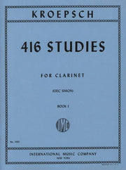 416 Estudos para clarinete, Livro I — Fritz KROEPSCH