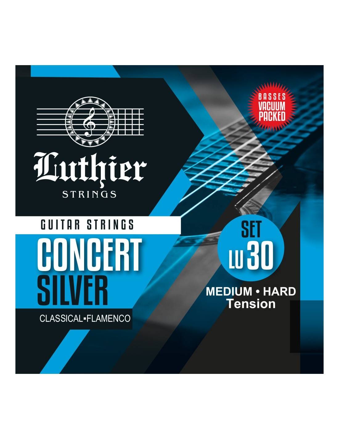 LUTHIER Set 30 Medium Hard Tension Guitar Strings