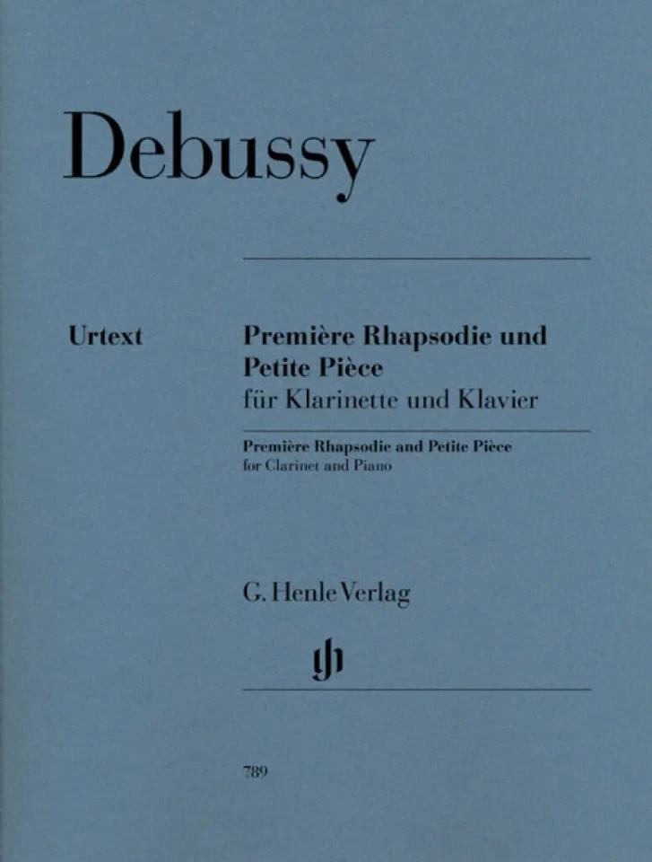 Première Rhapsodie et Petite Pièce pour clarinette DEBUSSY