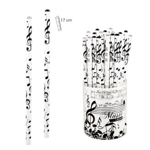 Music pencil with ornament