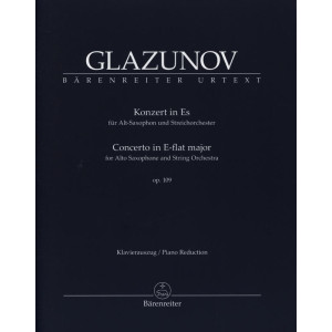 Concerto for Alto Saxophone and String Orchestra in E-flat major op. 109 A. Glazunov