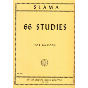 66 Studies for Bassoon A. SLAMA