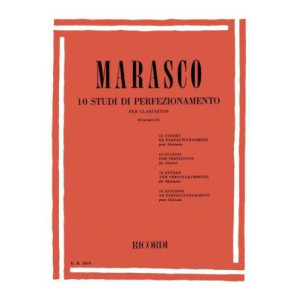 10 Estudios de perfeccionamiento para Clarinete MARASCO